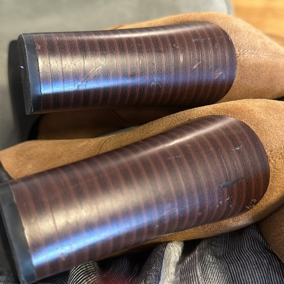 Jessica Simpson Brown suede high heel Victoria boots - Picture 7 of 7